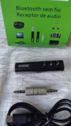 Adaptador de áudio bluetooth P2 auxiliar para som automotivo e caixas de som / IMPERDÍVEL