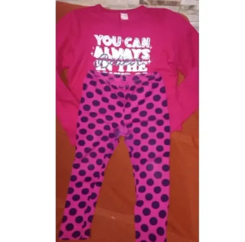 Conjunto juvenil menina Tam 14 (barra feita)