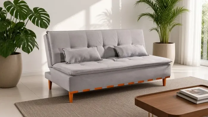Sofá Cama Nice 1,86m Linho (NOVO A PRONTA ENTREGA)