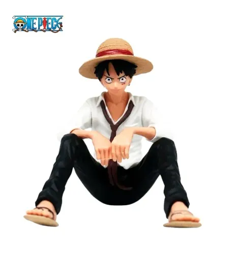 Boneco Monkey D. Luffy One Pience Action Figure 12 cm Estátua Relaxed Style Premium