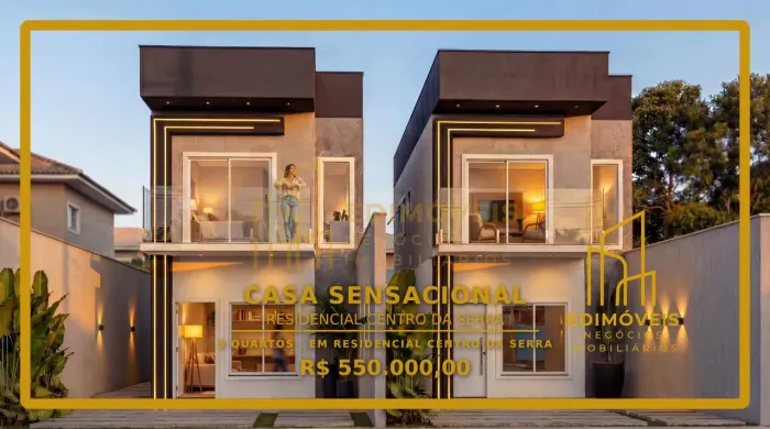 Espaço e Privacidade: Casa Duplex no Residencial Centro da Serra, Pronta para Morar