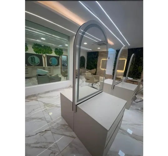 Bancada Ilha para Salão de Beleza - Design Moderno e Sofisticado