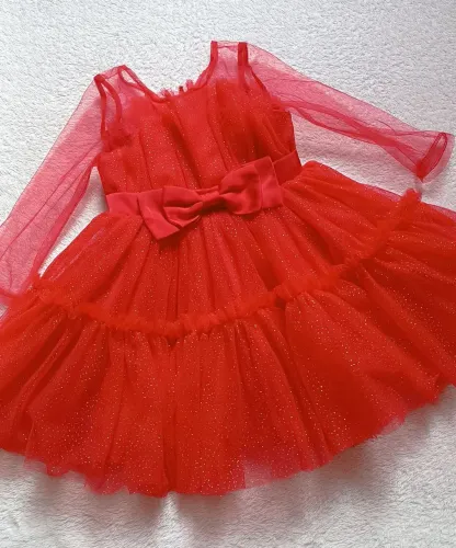 Vestido vermelho infantil