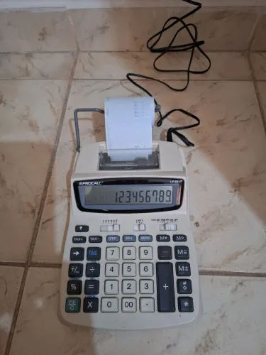 Calculadora Procalc LP 25 com Impressão - Funcionando