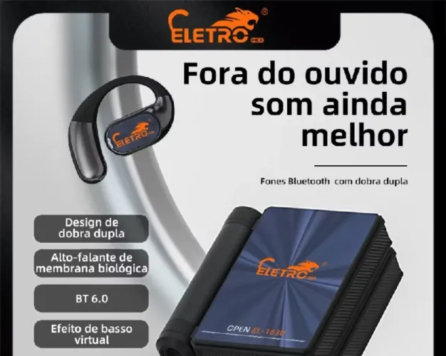 Eletromex fone de ouvido bluetooth sem fio Wireless Bluetooth Headset, original