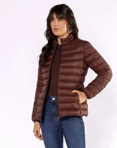 Jaqueta puffer feminina 