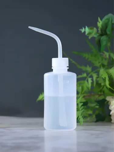 1 Peça 250Ml Cotovelo Limpeza Garrafa Água Conta-Gotas Plástico