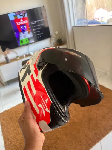 Capacete KYT TT Course Fuselage - Vermelho