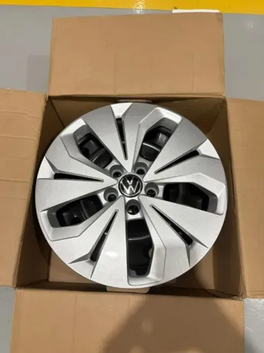 4 Rodas Aro 16 Originais Volkswagen T-Cross + Calotas