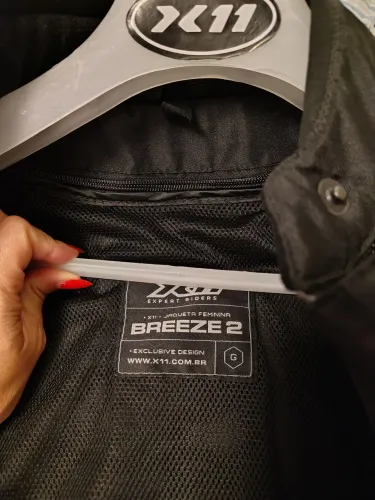 Jaqueta feminina X11 para motociclista