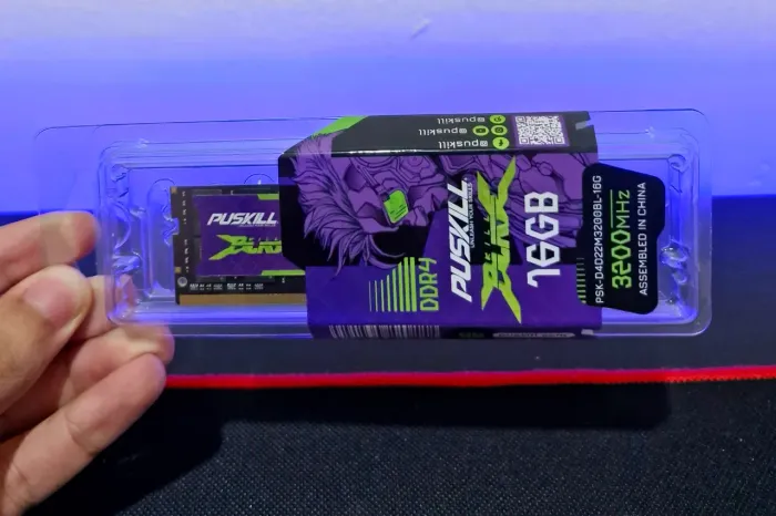 16GB RAM DDR4 3200Mhz PUSKILL NOTEBOOK NOVA LACRADA