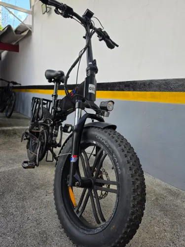 BICICLETA ELÉTRICA 1000W ENGWE ENGINE PRO SUSPENSÃO DUPLA FREIO A DISCO PNEUS FAT ARO 20