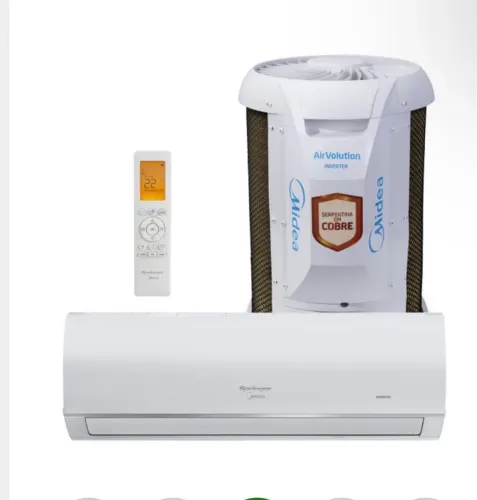 Ar Condicionado Split Inverter Frio 12000BTUs com Wifi 220V Air Volution Connect Midea