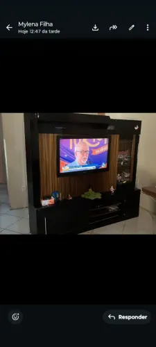 Rack com painel semi novo