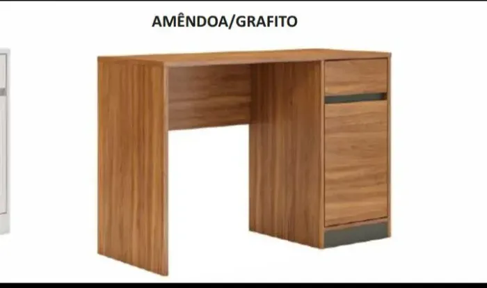 Escrivaninha c/gaveta Morada (leia a descrição)