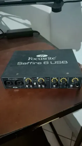 Interface de Som -  Focusrite Saffire 6 USB