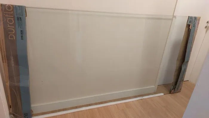 Tampo de vidro mesa de jantar 8-10 lugares (1,20m x 2,40m)