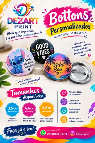 BOTTONS PERSONALIZADOS