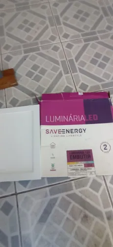 Luminária de embutir