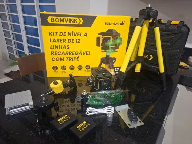 Nível a Laser 12 linhas BOMVINK