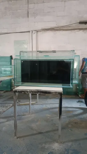 Aquário com sump traseiro