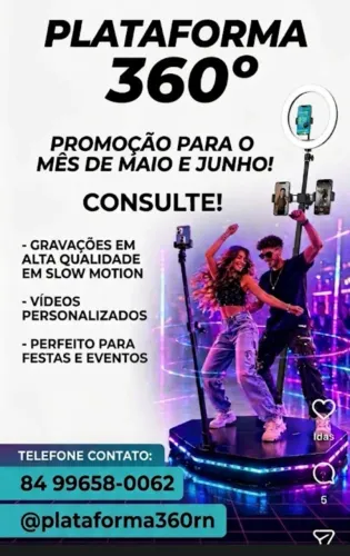Locação de plataforma 360 para festas