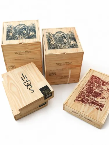 Caixas de Madeira Para Vinhos / Decoração (Unidade)