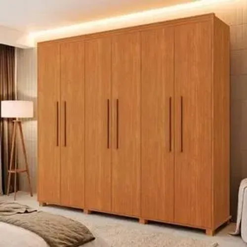 Guarda Roupa Casal 6 Portas 100% MDF - (Entregamos)!!