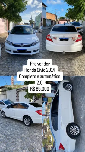 Honda Civic Sedan LXR 2.0 Flexone 16V Aut. 4P 2014