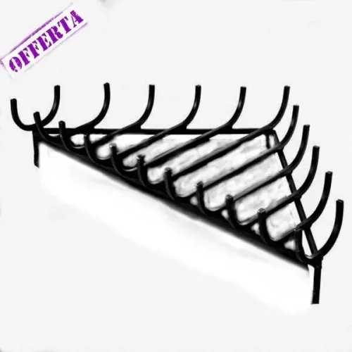 grelha para lareira de canto 30x30