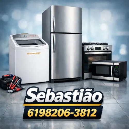 Conserto de máquina de lavar roupa, fogões, geladeira e microondas 