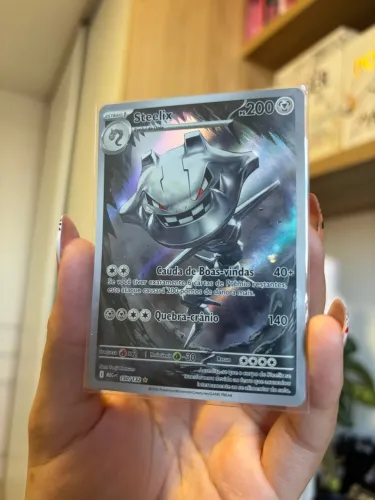 Carta Pokemón Full Art Steelix 150/132 (NM)