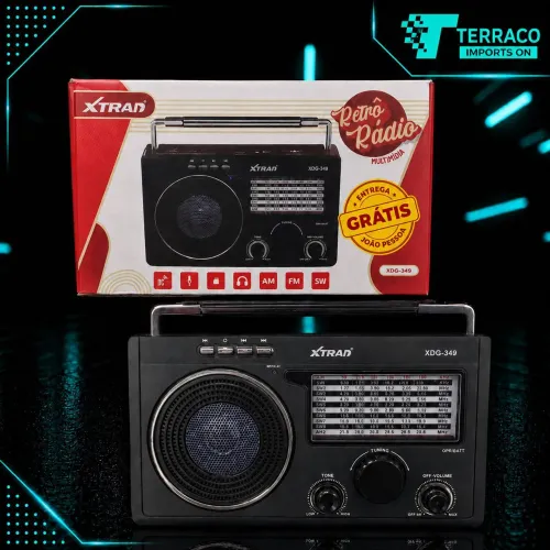 Rádio Retrô Xtrad XDG-349 