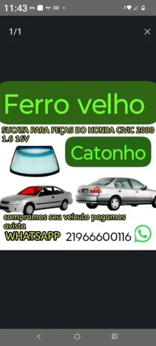 Ferro velho Catonho civi 99