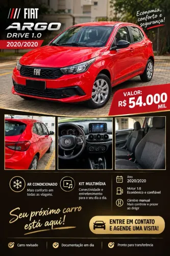 Fiat Argo Drive 1.0 6V Flex 2020