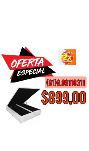 Cama box baú Queen 158x198