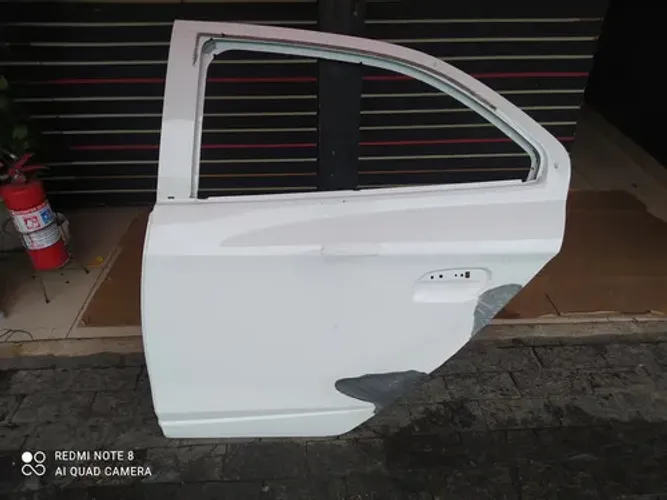 Porta Traseira Esquerda Onix Prisma 2013 A 2019 Traseira Esquerdo Branco