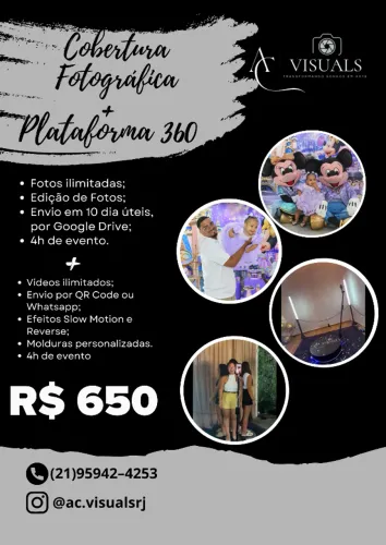 PLATAFORMA 360 + FOTOGRAFIA