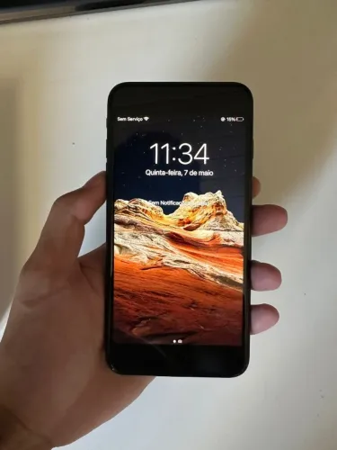 iphone 7plus preto 128gb