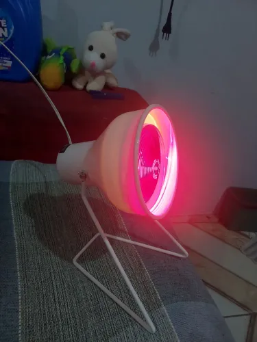 Lampada infravermelha pata fisioterapia