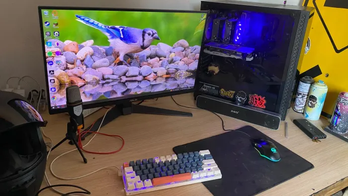 Computador gamer com placa de vídeo