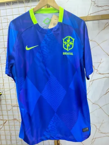 Camisas da seleção brasileira azul 25/26 versão torcedor 