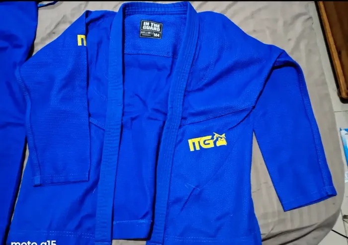 Kimono Jiu Jitsu Infantil In The Guard Padrão Cbjj Trançado nunca usado !!!