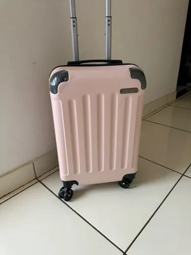 Mala de viagem 55 x35x25 cm rosa ou azul