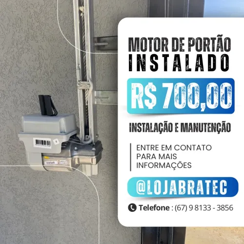 Motor para portão de elevação de 8 segundos (instalado)