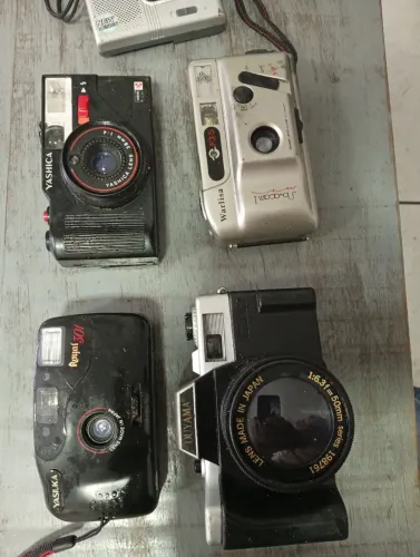 Máquinas de tirar foto antiga