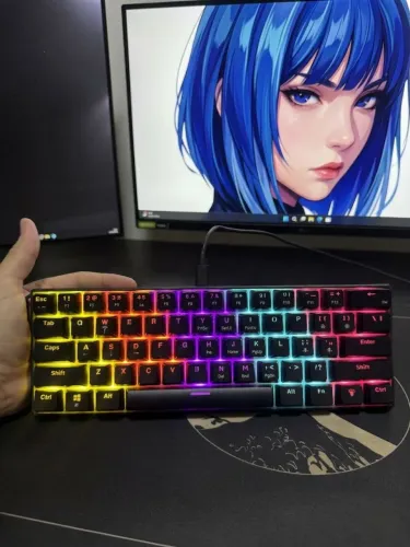 Teclado Mecânico Gamer NK61 Ajazz (Switch Red)