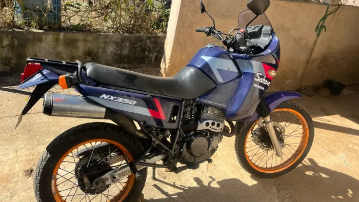 Honda NX 350 Sahara 1992 | Partida Elétrica | Motor Feito | Doc OK