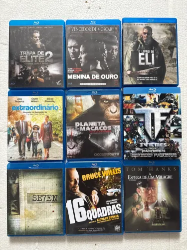 Blu-rays originais variados. PREÇO de unidade 