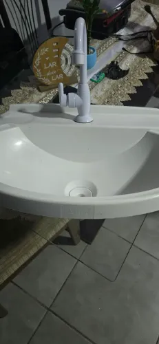 Pia Lavatório Banheiro 6l Válvula Torneira.